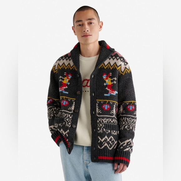 # 300 Roots Cabin Shawl Sweater - Picture 9 of 9